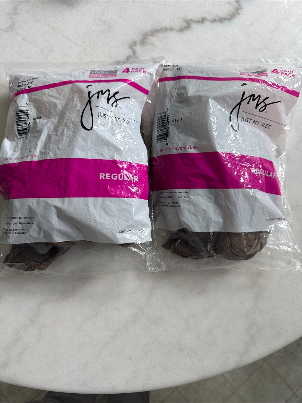 Just My Size Pantyhose - 8 Pairs